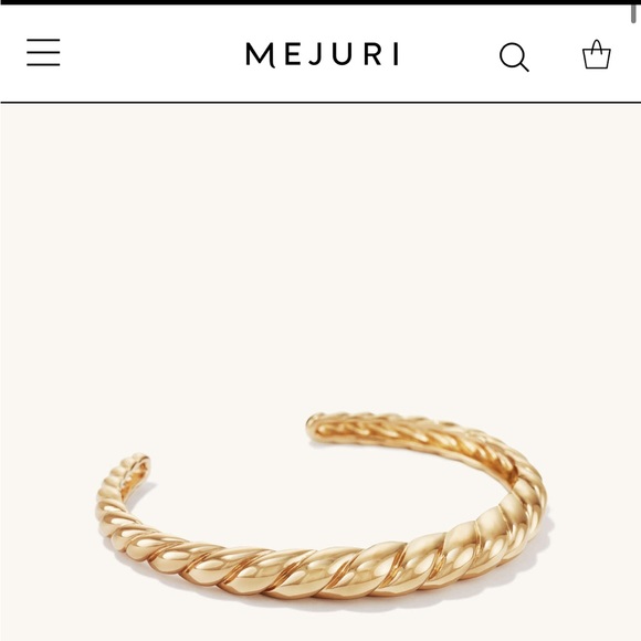 Mejuri Jewelry - MEJURI Croissant Dôme Cuff Bracelet